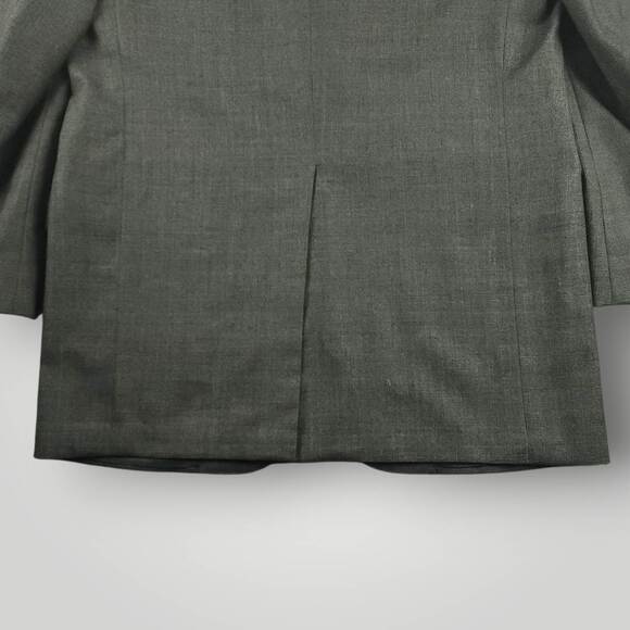 Vtg Single Breasted Suit Mens 40R/34R Classic Fit Wool 2 Piece Glen Check Plaid - Picture 16 of 16